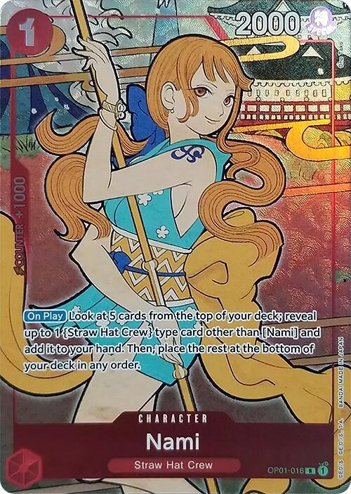 Nami (English Version 1st Anniversary Set) [One Piece Promotion Cards] Online Sale