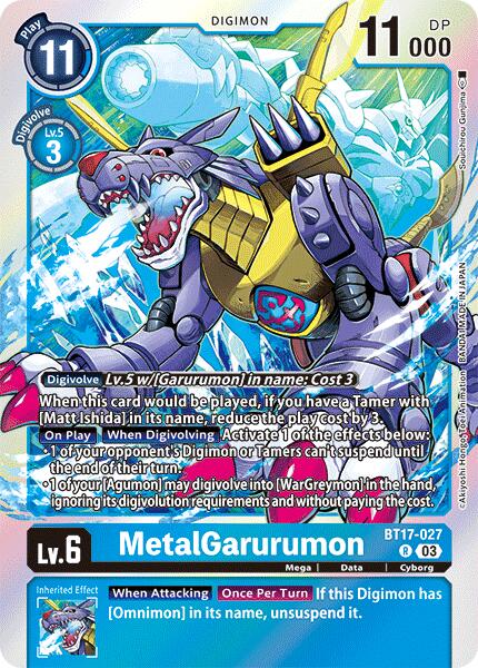 MetalGarurumon [BT17-027] [Secret Crisis] Supply