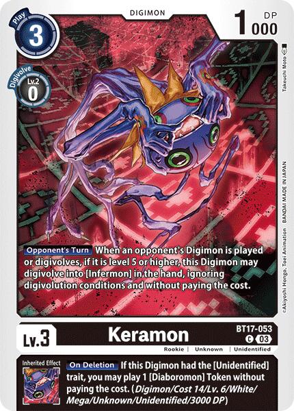 Keramon [BT17-053] [Secret Crisis] For Sale