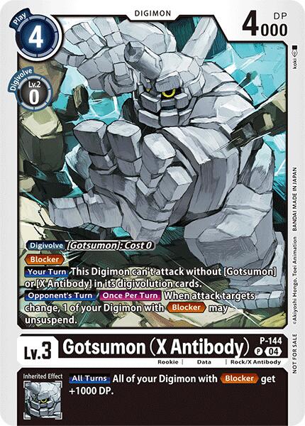 Gotsumon (X Antibody) [P-144] (Store Tournament 2024 Jul. – Sep. Participation Pack) [Promotional Cards] Discount