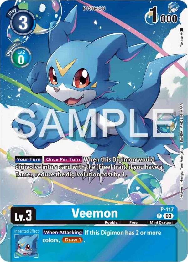 Veemon [P-117] (Digimon Adventure 02: The Beginning Set) [Promotional Cards] Supply