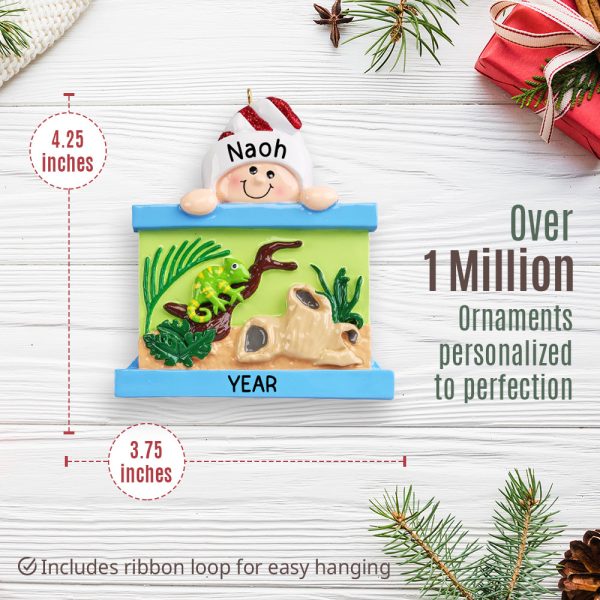 Reptile Lover Personalized Ornament on Sale