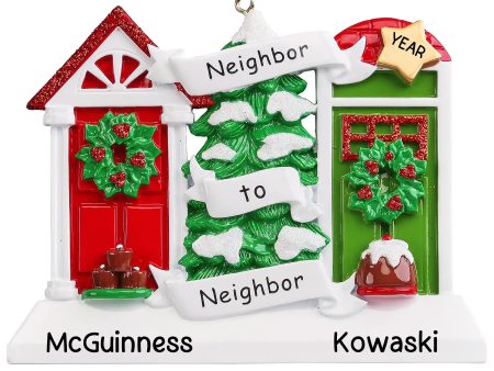 Neighbor to Neighbor Personalized Ornament on Sale