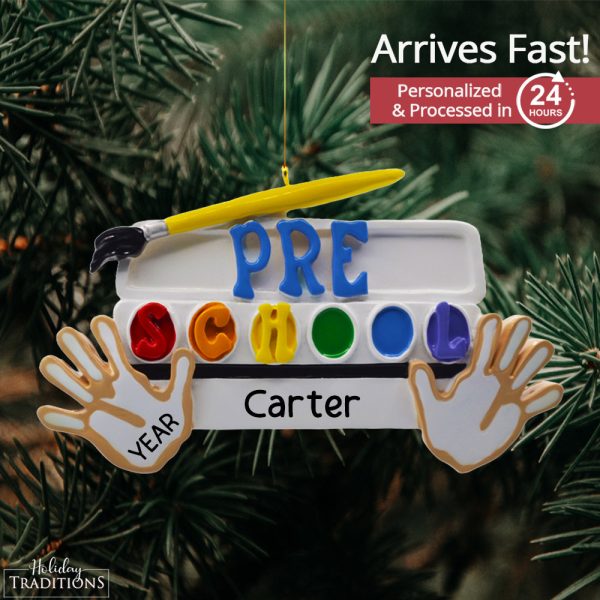 Pre-School Christmas Ornament For Discount