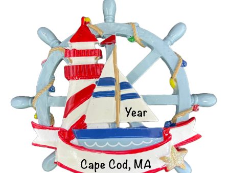 Nautical Sailboat Christmas Ornament Discount