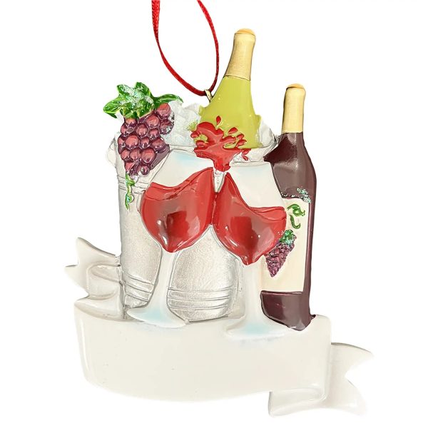 Wine Lover Christmas Ornament For Cheap