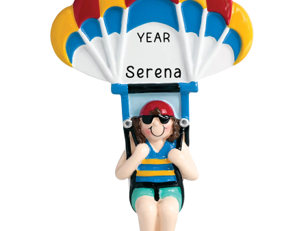 Parasailing Girl Christmas Ornament Discount