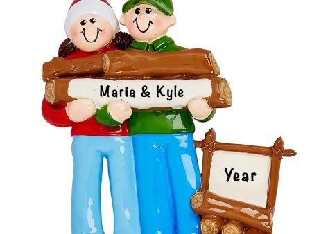 Great Outdoors Couple Christmas Ornament Cheap