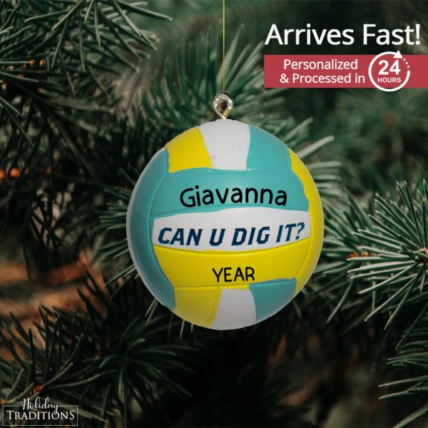 Volleyball 3D Christmas Ornament Fashion