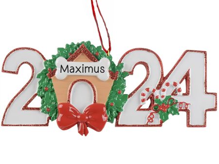 Best Dog 2024 Personalized Ornament Cheap