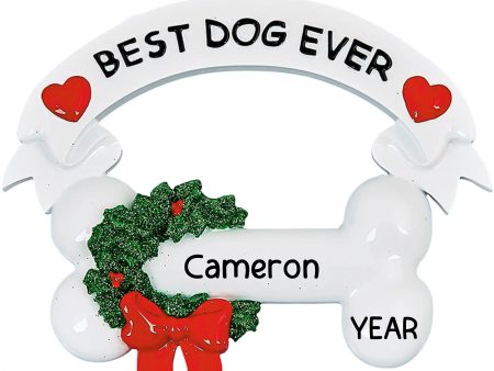 Best Dog Ever Christmas Ornament Online Sale