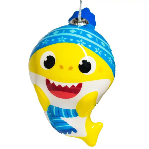 Baby Shark Winter Christmas Ornament Online now