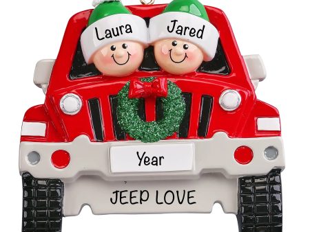 SUV Couple Personalized Ornament Hot on Sale