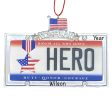 Veteran Hero License Plate Personalized Ornament Online Sale