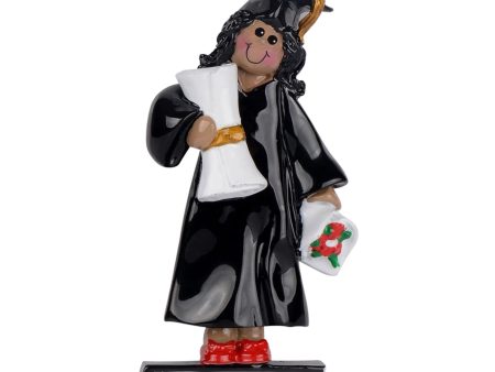 Ethnic Girl Graduation Christmas Ornament For Discount