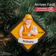 Construction Worker Personalized Ornament Discount