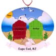 Beach Adirondack Couple Christmas Ornament For Sale