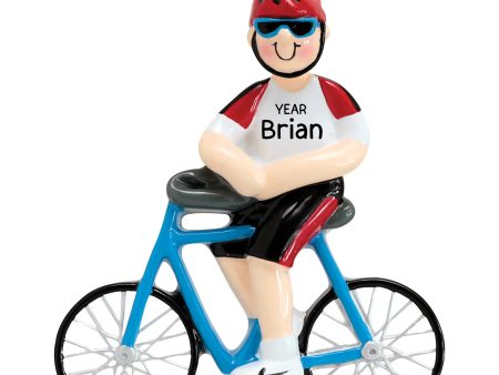 Cycling Personalized Ornament - Guy For Discount