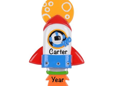 Space Rocket Christmas Ornament Cheap