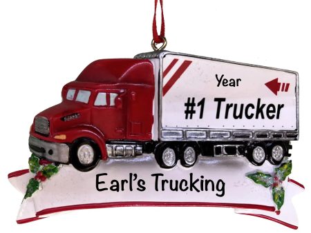 Truck Personalized Ornament Cheap