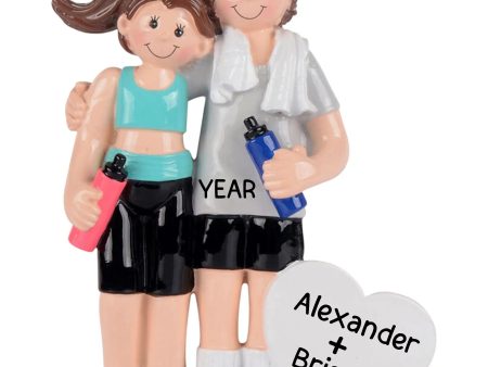 Workout Couple Christmas Ornament Online Hot Sale