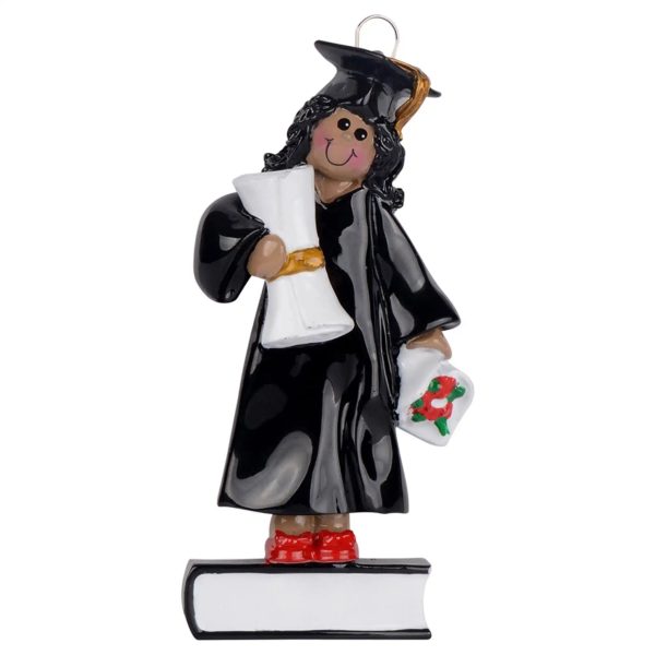 Ethnic Girl Graduation Christmas Ornament For Discount