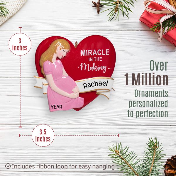 Expecting Mommy Personalized Ornament Online Hot Sale