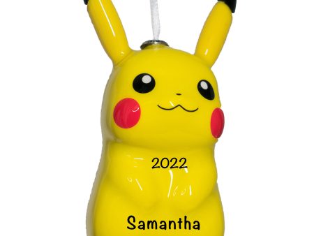 Pokemon Pikachu Decoupage Christmas Ornament For Discount