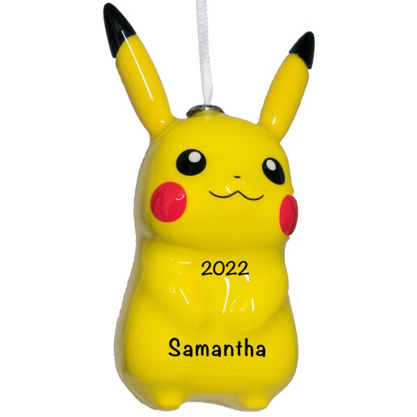 Pokemon Pikachu Decoupage Christmas Ornament For Discount