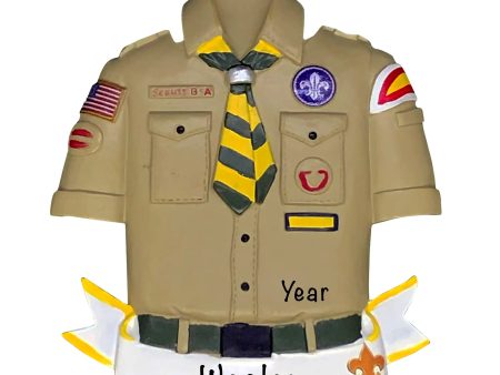 Boy Scouts Christmas Ornament - Banner Hot on Sale