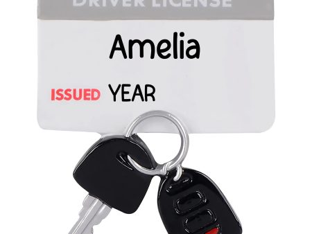 Drivers License with Car Keys Christmas Ornament Hot on Sale