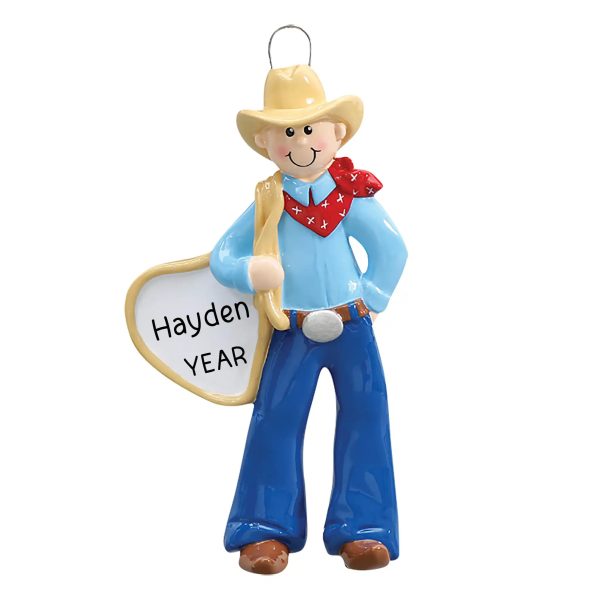 Cowboy Rodeo Christmas Ornament For Sale