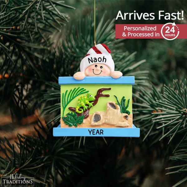 Reptile Lover Personalized Ornament on Sale