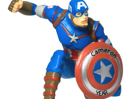 Captain America Christmas Ornament Online