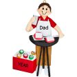 BBQ Grill Master Personalized Ornament Fashion