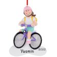 Girl Bike Christmas Ornament on Sale