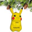 Pokemon Pikachu Decoupage Christmas Ornament For Discount