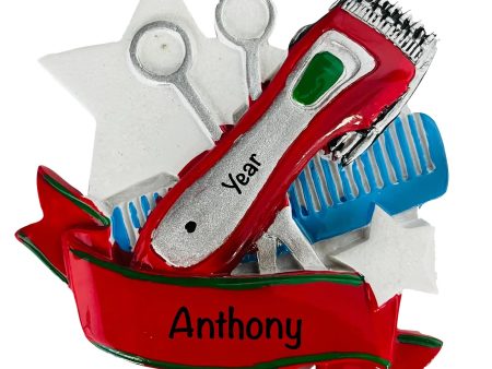 Barber Personalized Ornament Discount