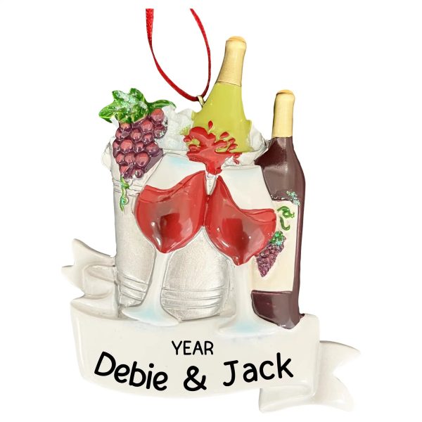 Wine Lover Christmas Ornament For Cheap