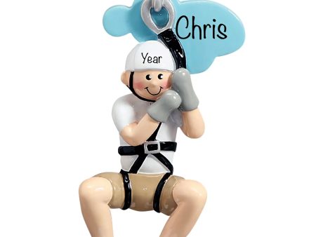 Zip Line Boy Christmas Ornament Online