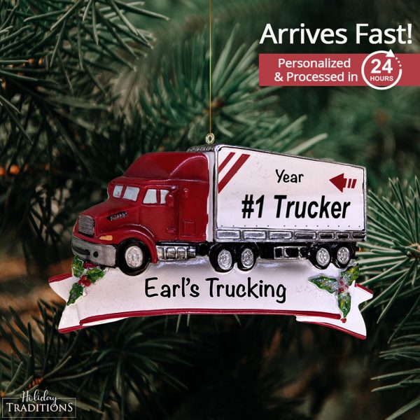 Truck Personalized Ornament Cheap