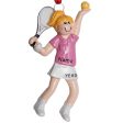 Tennis Girl Personalized Ornament - Blonde Supply