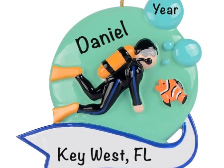 Scuba Diver Christmas Ornament For Cheap