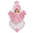 Princess Carriage Heart Personalized Ornament on Sale