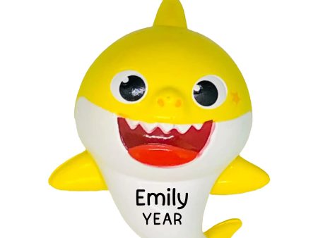 Baby Shark Yellow Christmas Ornament on Sale