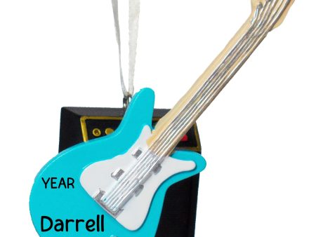 Electric Guitar 3D Christmas Ornament Fashion