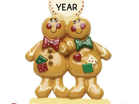 Gingerbread Couple Baking Christmas Ornament Sale