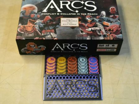 ARCS - Resource Token Organizer (Twilight Diamond Black + Silk Sapphire Blue) For Sale