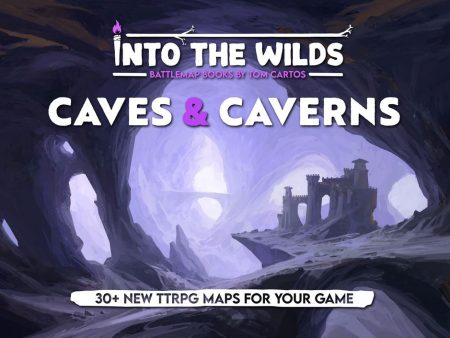 Into the Wilds Battlemap Books - Caves & Caverns *PRE-ORDER* Hot on Sale