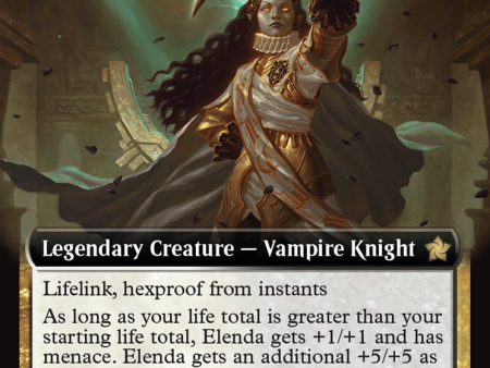 Elenda, Saint of Dusk (FDN-479) - Foundations: (Extended Art) [Rare] Hot on Sale